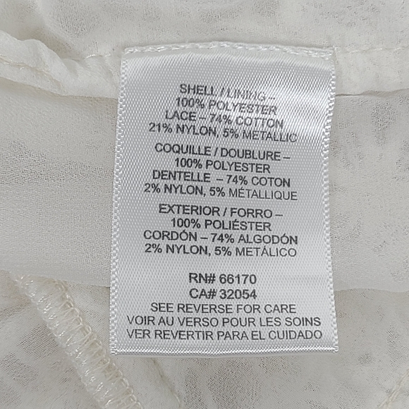 Anthropologie Verb Pallavi Singhee Ruffle Top Ivory Medium - Picture 10 of 11